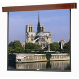 DA-LITE Da-Lite Designer Electrol Mahogany Veneer Projection Screen