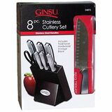 DouglasQuikut Ginsu 8-Piece Stainless Traditional Block Set