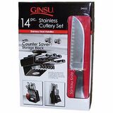 douglasquikut ginsu 04835 14-piece stainless countersaver set - 14 piece(s) - stainless steel  douglas quikut 1010480798 04835 cutlery 04835 04835