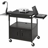 Bretford TC35FF-BK Height Adjustable Presentation Cart