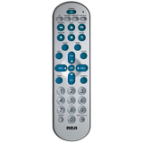 RCA 4-DEVICE Universal Big Button Remote Control RCR4358 - TV, Satellite Receiver, Cable Box, DVD Player, VCR, DVR, Auxiliary