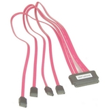 Micro Connectors Serial Attach SCSI Fan-out Cable