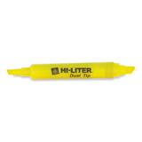 Avery eGrip Quick Drying Dual Tip Highlighter - Chisel Marker Point Style - Fluorescent Yellow Ink - 1  Each
