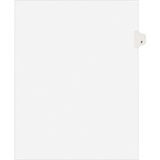 Kleer-Fax Legal Individual Letter Index Divider