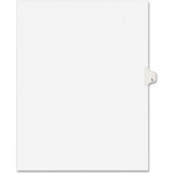 Kleer-Fax Legal Individual Letter Index Divider