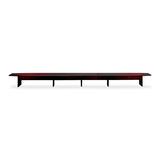 "Mayline Tiffany Corsica Conference Table - Boat - 29.5"" x 360"" x 54"" x 2"" - 30"" Diameter - Wood - Mahogany"