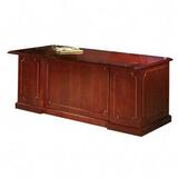 "Mayline Tiffany Toscana Double Pedestal Desk - 29.5"" Height x 72"" Width x 36"" Depth - 6 Drawer - Double - Wood - Sierra Cherry"