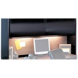 "Mayline Tiffany CSII Overhead with Flipper Doors - 36"" Height x 72"" Width x 15"" Depth - Steel - Black"