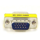 Micro Connectors HD15 Male to Male Gender Changer