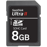 SanDisk 8GB Ultra ll Secure Digital High Capacity SDHC - Class 4