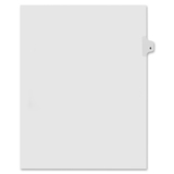 Kleer-Fax Legal 80000 Series Printed 6 Exhibit Index Divider
