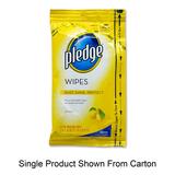 JohnsonDiversey Pledge Lemon Furniture Wipe - CB121289CT