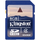 KINGSTON DIGITAL INC Kingston 8GB Secure Digital High Capacity (SDHC) Card - Class 4