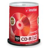 100PK 52X CDR TAA 700MB 80MIN SLIM JEWEL SPINDLE