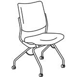 "HON Perpetual Nesting Chair - 26"" x 26"" x 36"""