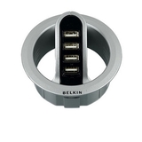 Belkin 4 Port Front-Access 3 inch In-Desk USB Hub