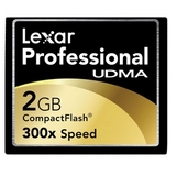 image of Lexar Media 2GB Professional UDMA CompactFlash Card - 300x