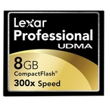 CF8GB-300-381 - Lexar Media 8GB Professional UDMA CompactFlash Card - 300x