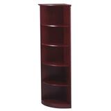 Tiffany Corsica Series 5-Shelf Quarter Round Bookcase - VBQ5CRY
