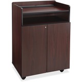 Executive Mobile Presentation Stand, 29-1/2w x 20-1/2d x 40-3/4h, Mahogany  MPN:8919MH