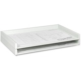 Safco Heavy-duty Plastic Stacking Tray - 3' x 39' x 36' - Plastic - White