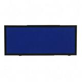 ACCO ShowIt! Slotwall Display System Header Panel - Gray, Blue