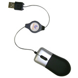 Emerge Retractable Optical Mini Travel Mouse - Optical