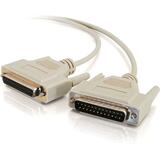 Cables To Go Null Modem Cable - 1 x DB-25 - 1 x DB-25 - 25ft - Beige