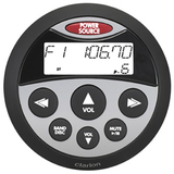 Clarion CMRC1-SB Watertight Marine Remote Control with LCD Display (Silver/Black Rubber Bezel)