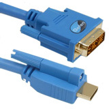 Gefen DVI to HDMI Locking Cable - DVI Male - Male HDMI - 6ft