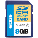 EDGE TECH CORP EDGE Tech 8GB ProShot Secure Digital High Capacity (SDHC) Card (Class 6)