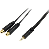 STARTECH.COM StarTech.com 6 ft 3.5mm to 2x 3.5mm PC Speaker Audio Cable M/F