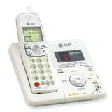 image of AT&T 2.4 GHz Digital Cordless Answering System - 1 x Phone Line(s) - 1 x Sub-mini phone Headset, 1 x  Phone Line - White
