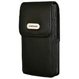 Samsung Cell Phone Case - Leather - Black
