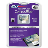 PNY 4GB Optima Pro CompactFlash High speed Card - 133x