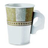 Dixie Aurora Paper Hot Cups - 8oz - 1000 per Carton - Paper - White