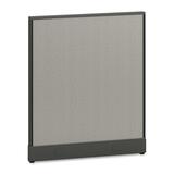 "HON Initiate Office Workstation Panel - 42"" Height x 36"" Width x 2"" Depth - Alumina, Charcoal"