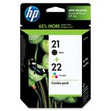 HP 21/22 Combo Pack Ink Cartridges C9509FC#140