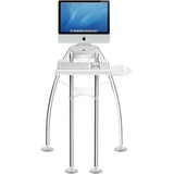 "Rain Design iGo Desk Display Stand for iMac - Up to 23"" Monitor - Chrome - Floor-mountable"
