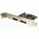 Cables Unlimited 2 Port e-SATA Controller PCI Express Card