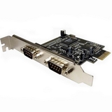 Cables Unlimited - 2 Port Serial DB9 PCI Express Card