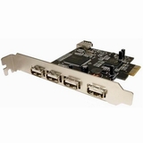 Cables Unlimited 5 Port USB 2.0 PCI Express Card