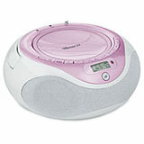 Memorex MP3848-PWH Radio / CD Player Boombox MP3848PWH