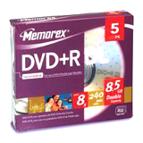 Memorex 8x DVD+R Double Layer Media - 32025835