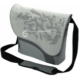 PEP UP JUNIOR MYSTIC GREY HIP MESSENGER BAG FOR 15IN NOTEBOOKS