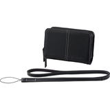 SOFT CCASE GEN LTHR DSCT-200 T70 NECK STRAP BLK