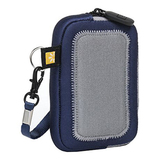 Case Logic Pockets Small Handheld Case - Neoprene - Blue, Silver