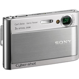 Sony Cyber shot DSC T70 Digital Camera Silver 81 Megapixel 169 2x Digital Zoom 3 Active Matrix TFT Color LCD
