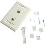 Cables To Go 2 Socket Network/phone Faceplate