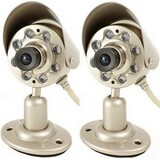 Q-see QSICC Indoor Camera Kit with Night Vision & Audio - QSICC2PK